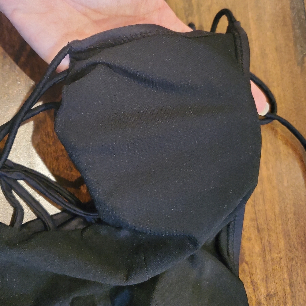 Black Strappy One-Piece Swimsuit - Picture 5 of 7